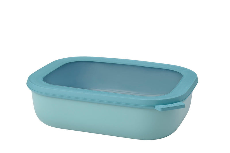 Mepal - Cirqula Multi-Bowl Rectangular 2000 Ml / 68 Oz - Limolin 