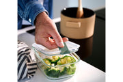 Mepal - Easyclip Glass Food Storage Box 1500 Ml / 51 Oz - Limolin 