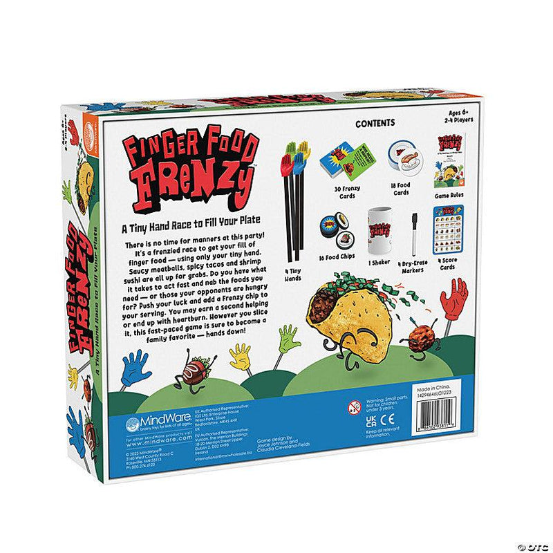 Mindware - Finger Food Frenzy Family Board Game - Limolin 