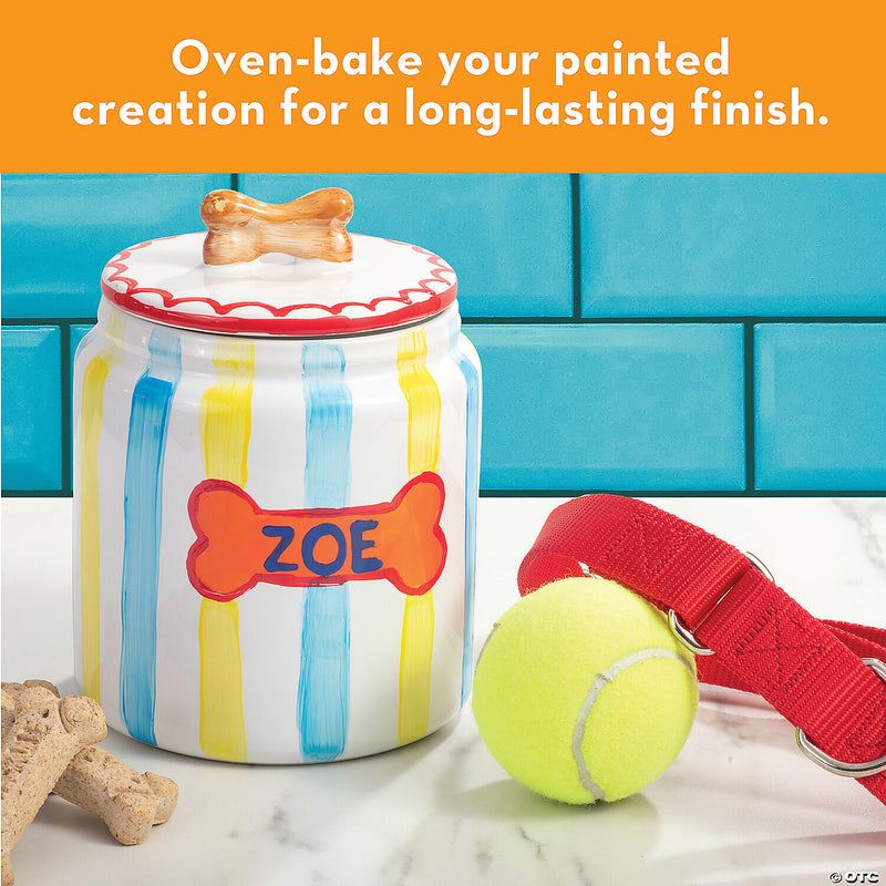 Mindware - Paint - Your - Own Porcelain Dog Treat Jar - Limolin 