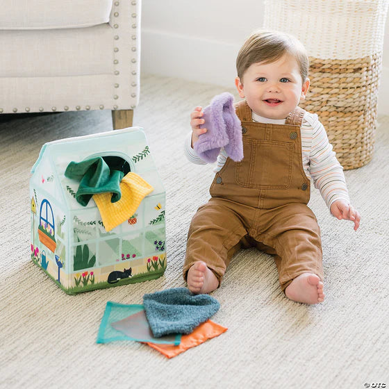 Mindware - Sensory Sprouts Peek & Pull Tissue Box (Bilingual) - Limolin 