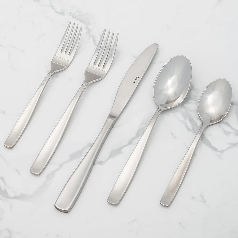 Browne - MODENA Bouillon Spoon - 18/10 Stainless Steel - Satin Finish | 6 in / 15.2 cm