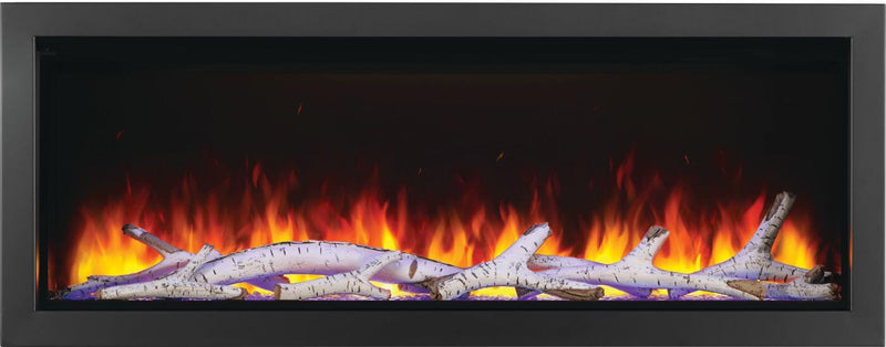 Napoleon - Astound Built-In Electric Fireplace - NEFB62AB (B62AB) - product view. Optional media shown is sold separately.
