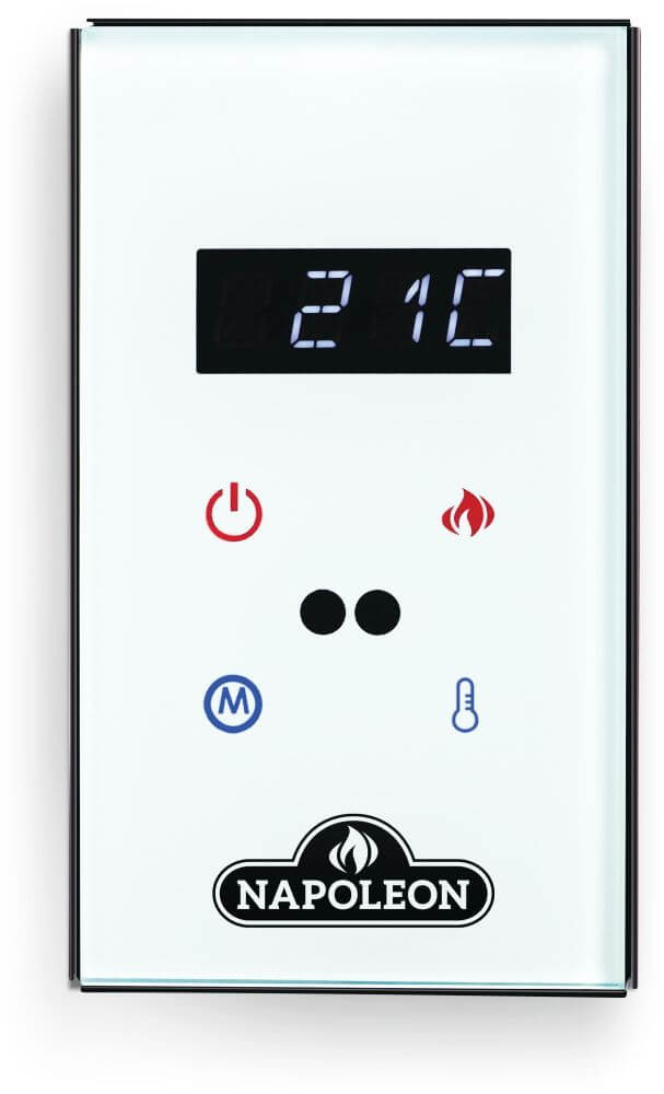 Napoleon Astound control accessory detail; optional wall controller is sold separately.