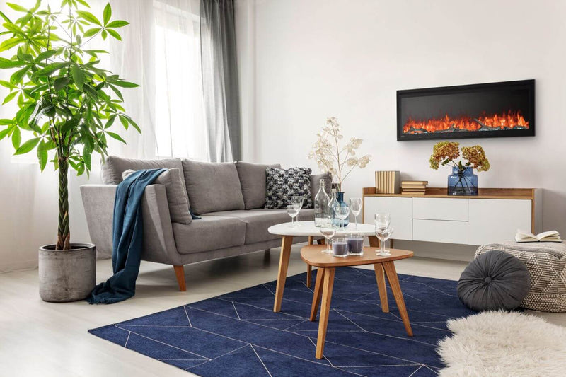 Napoleon - Entice Wall-Mount Electric Fireplace (NEFL50CFH-1) - installed room view.