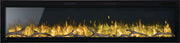 Napoleon - Entice Wall-Mount Electric Fireplace (NEFL72CFH-1) - product view. Optional log media shown is sold separately.