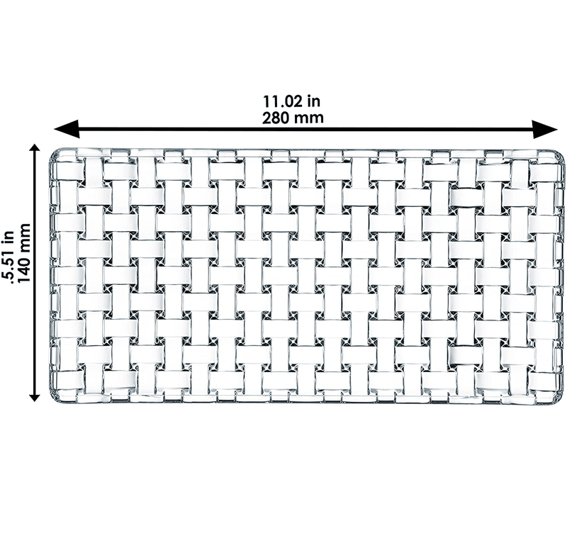 Nachtmann - BOSSA NOVA 1 Rectangular Plate & 2 Square Bowls (Set of 3) - Limolin 