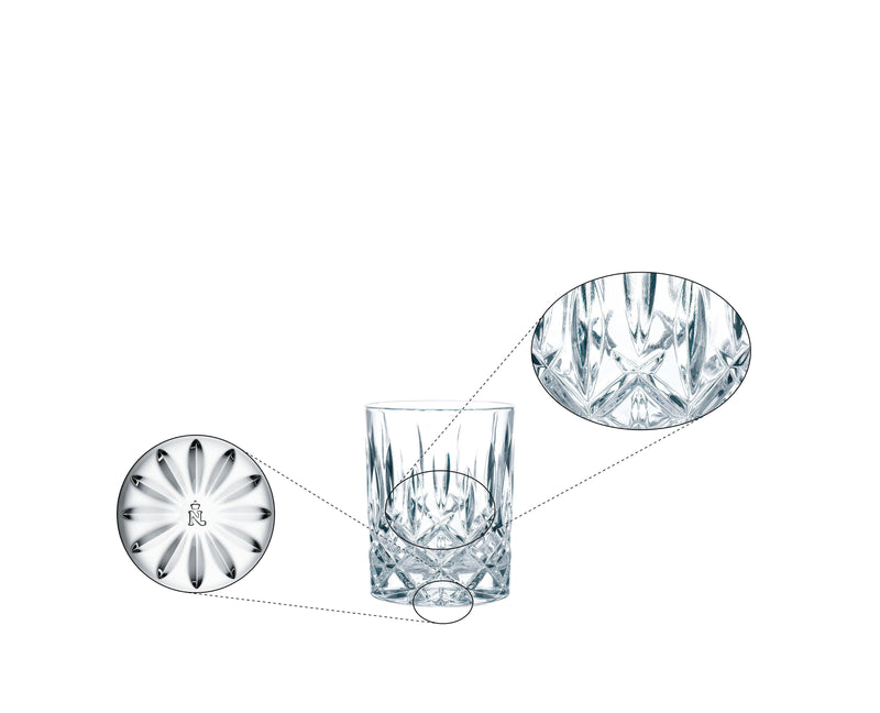 Nachtmann - NOBLESSE Whiskey Tumbler (Set of 4) | 10 oz - Limolin 