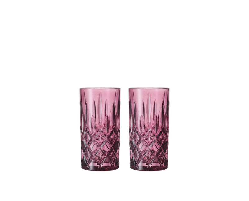 Nachtmann - Noblesse Long Drink Berry Set of 2 - Limolin 