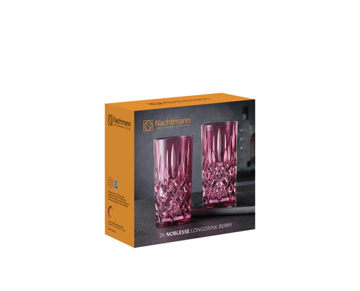 Nachtmann - Noblesse Long Drink Berry Set of 2 - Limolin 