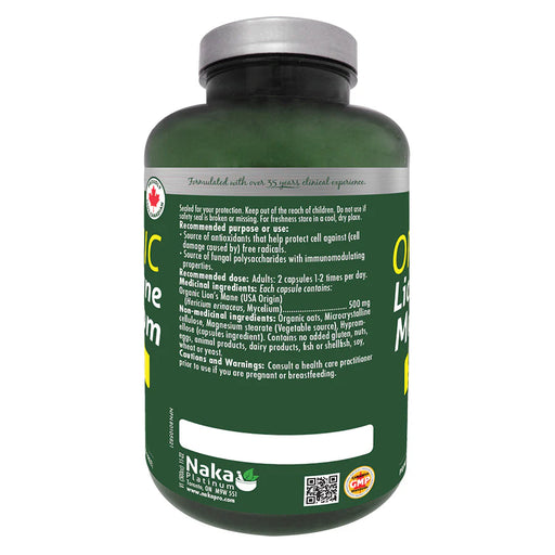 Naka Platinum - Lion's Mane 75Caps. - Limolin 