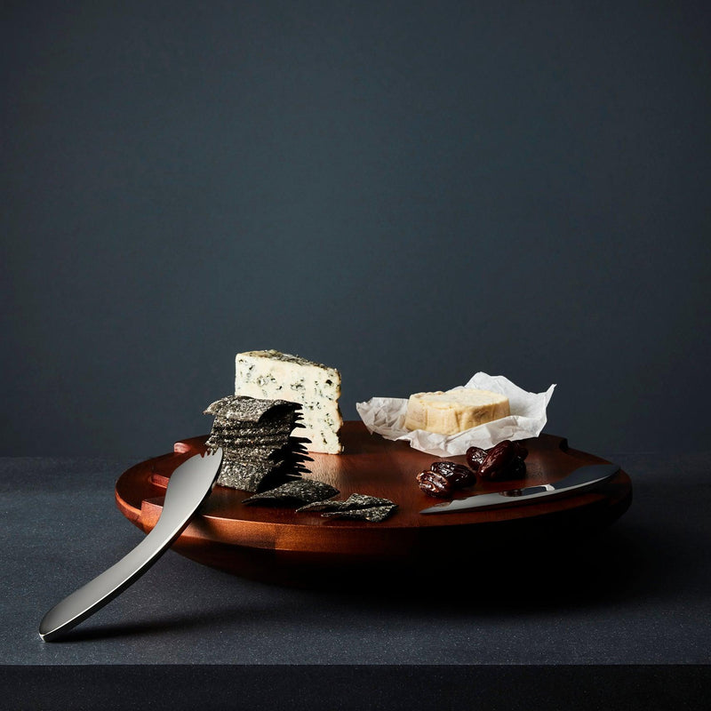 Nambe - Cheese Block With Knife & Spreader 15" - Limolin 