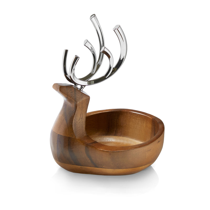 Nambe - Holiday-Reindeer Candy Dish - Limolin 
