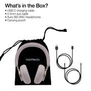 Naztech Bluetooth Headphones - AURA 360 ANC Wireless Noise Cancelling Over-the-Ear Headphones - Limolin 