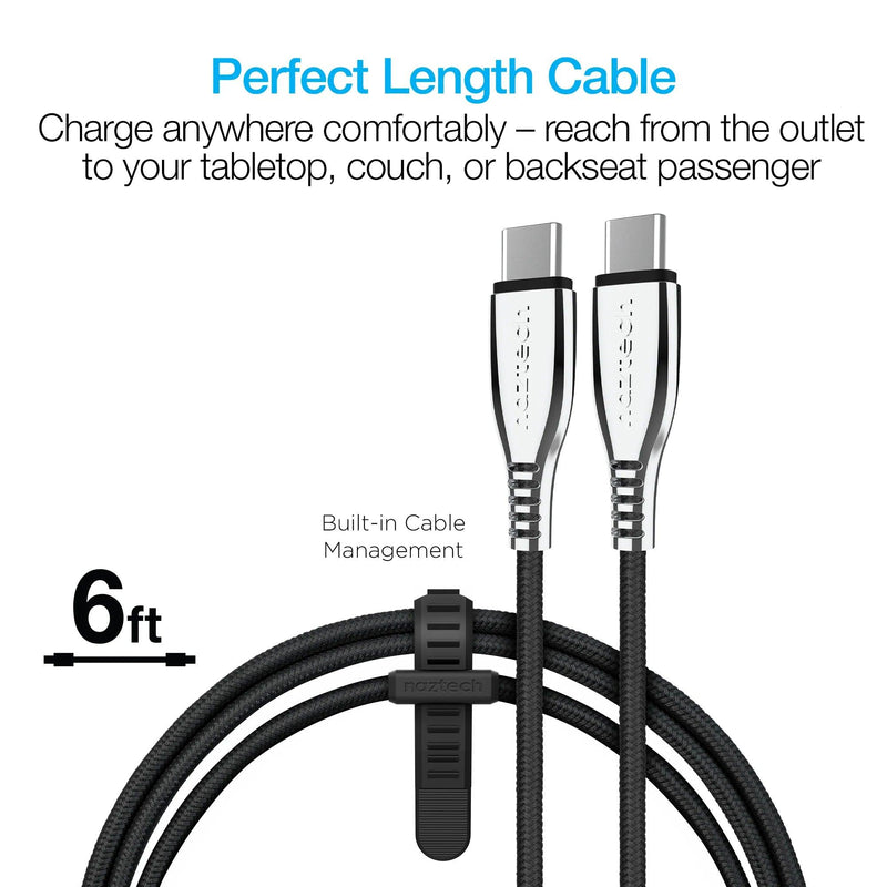Naztech - Charge & Sync PD USB-C to USB-C - Limolin 