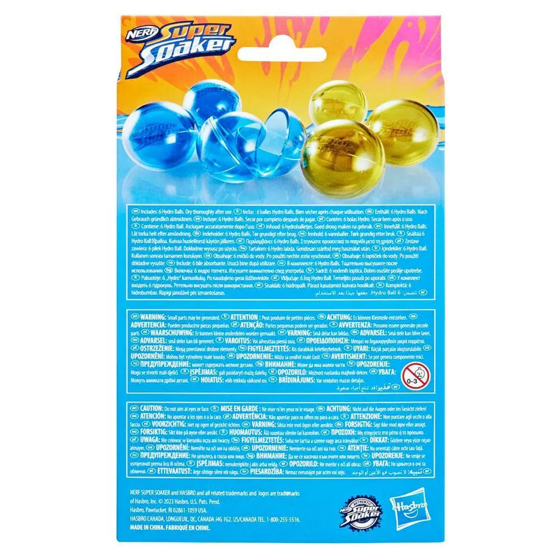 Nerf - Supersoaker - 6Pk Hydro Balls - Limolin 