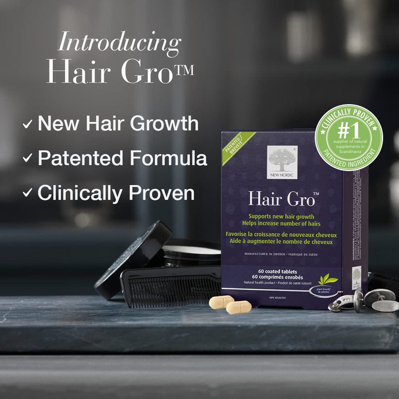 New Nordic - Hair Gro 60 Coated Caps - Limolin 