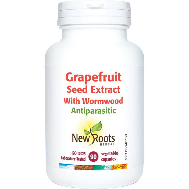 New Roots Herbal - Grapefruit Seed Extract With Wormwood - 90 Capsules - Limolin 