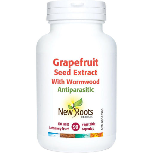 New Roots Herbal - Grapefruit Seed Extract With Wormwood - 90 Capsules - Limolin 