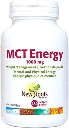 New Roots Herbal - Mct Energy - 180 Softgels - Limolin 