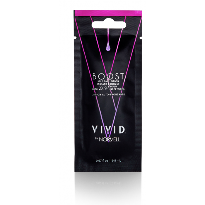 Norvell - VIVID BOOST Color Building Tan/ .67 oz/Snap Pack - Limolin 