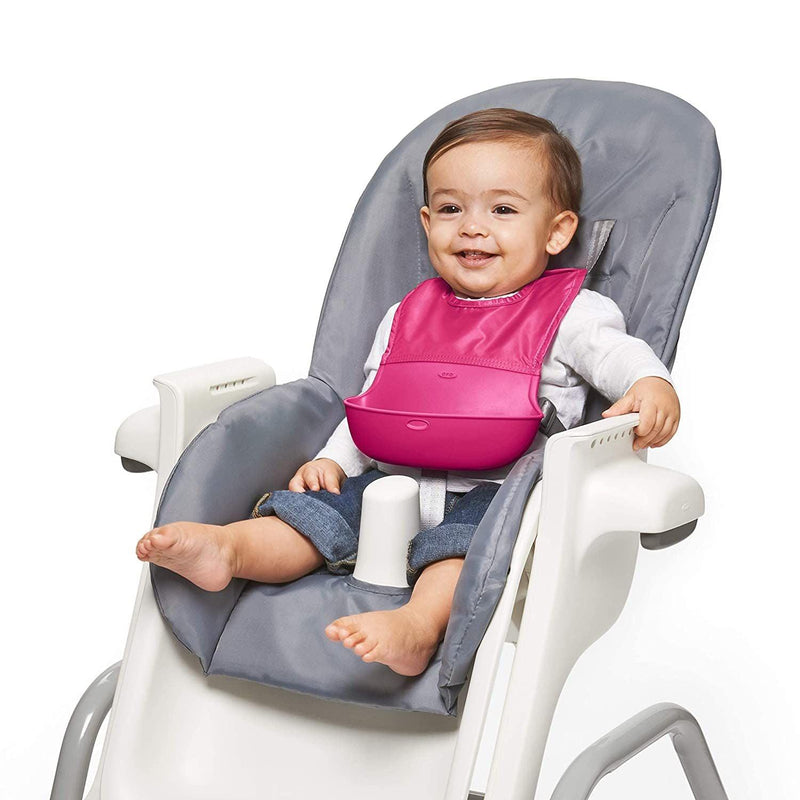 OXO - Baby Sleeved Bib - Pink - Limolin 