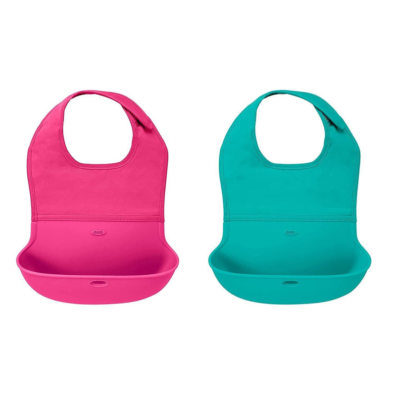 OXO - Baby Sleeved Bib - Pink - Limolin 