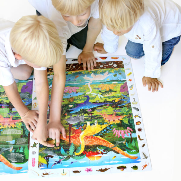 Banana Panda - OBSERVATION - 60pc PUZZLE DINOSAURS (4+) - Limolin 