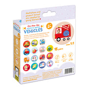 Banana Panda - ON-THE-GO MEMORY GAME - VEHICLES - 30 discsa- (2+) - Limolin 