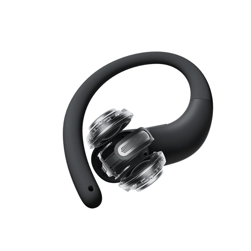 Shokz – OpenFit Air 2 Black Bluetooth Headset Smart Mic Around Ear Air Conduction - OpenBass - Water Resistant IP54