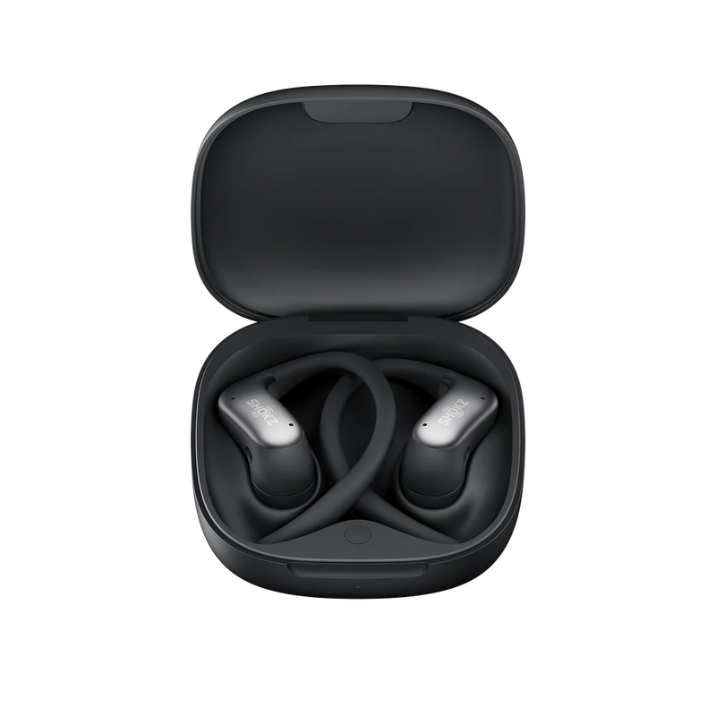 Shokz – OpenFit Air 2 Black Bluetooth Headset Smart Mic Around Ear Air Conduction - OpenBass - Water Resistant IP54