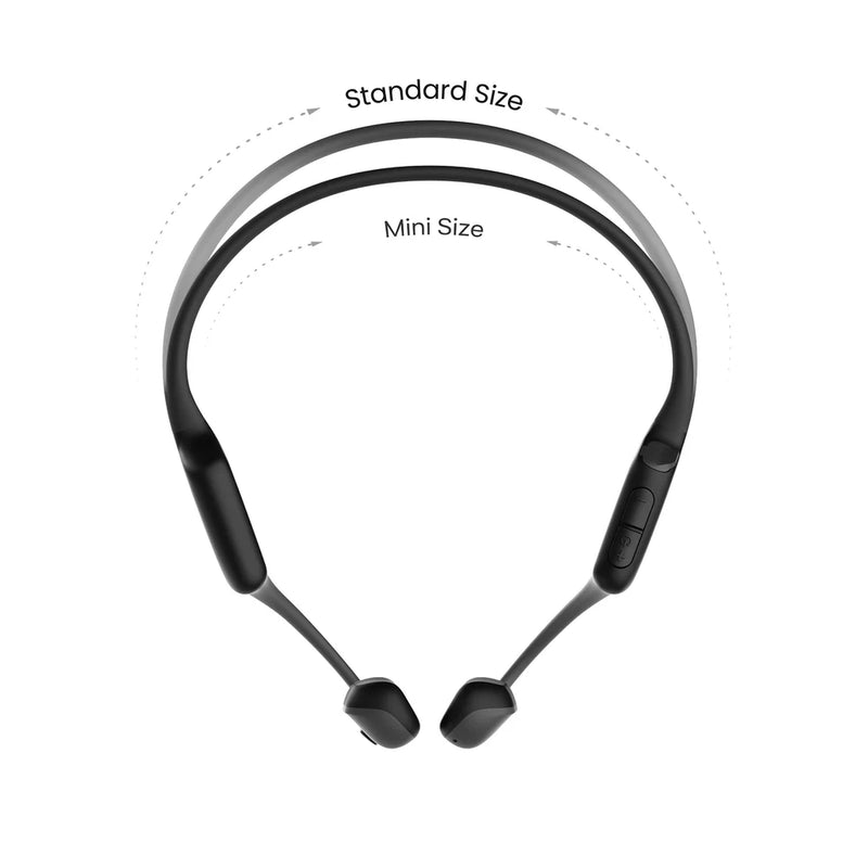 Shokz – OpenRun Air 2 Mini Black Bluetooth Headset with Mic Bone Conduction - Lightweight - Waterproof IP67