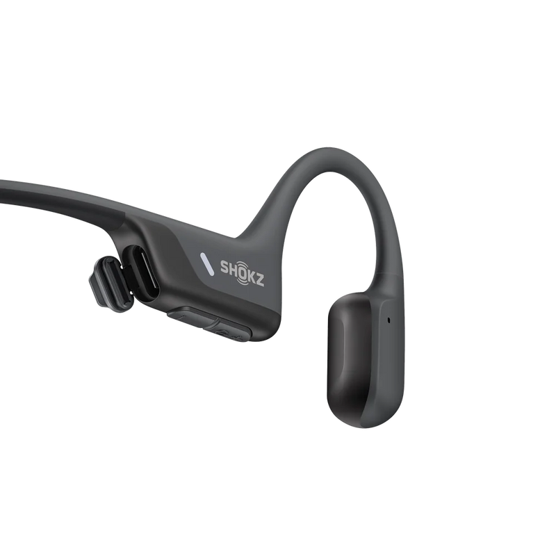 Shokz – OpenRun Air 2 Mini Black Bluetooth Headset with Mic Bone Conduction - Lightweight - Waterproof IP67