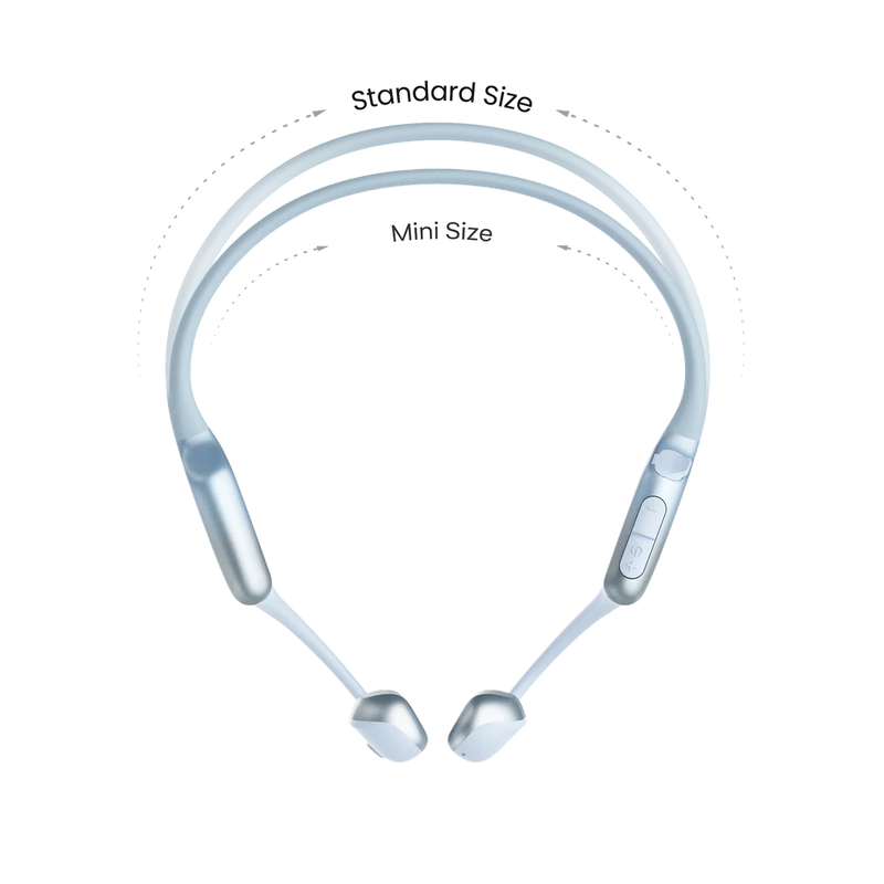 Shokz – OpenRun Air 2, casque Bluetooth bleu glacier avec micro à conduction osseuse – Léger – Étanche IP67