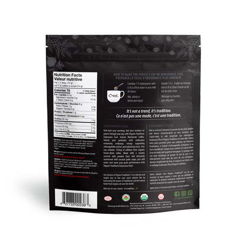 Organic Traditions - Endurance Fuel Mushroom Coffee - Limolin 