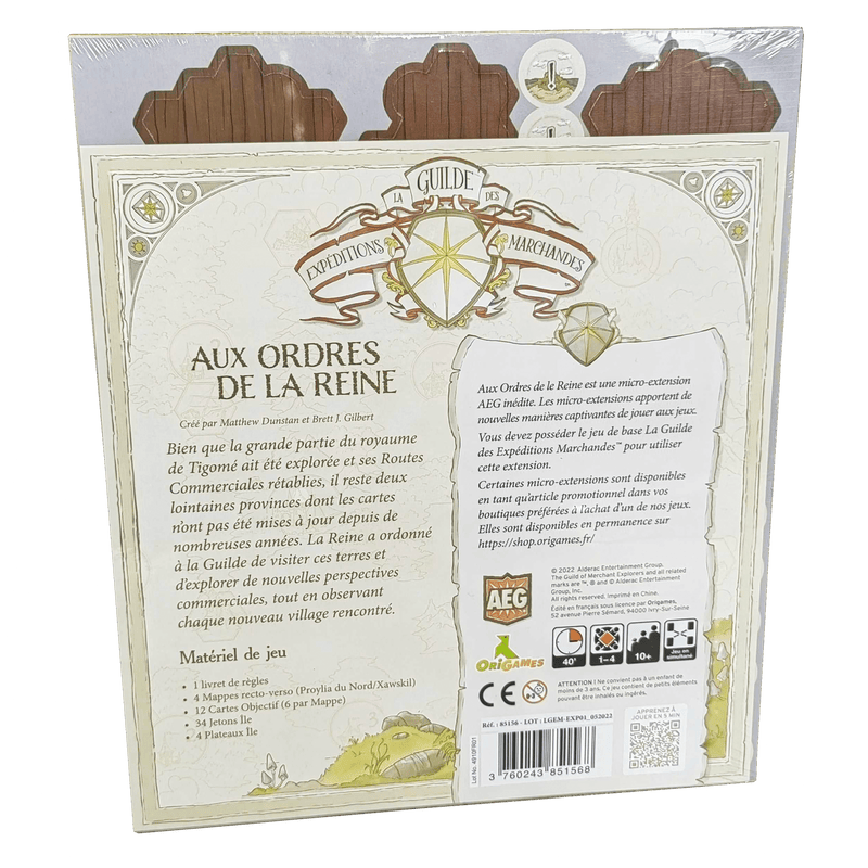 Origames - La Guilde Des Expéditions Marchandes - Extension Aux Ordres De La Reine - Limolin 