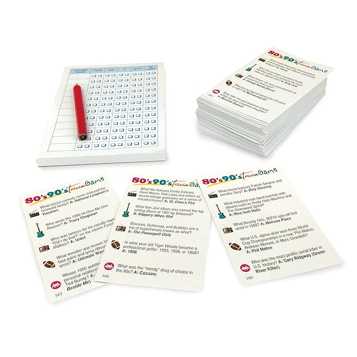 Outset Media - 80's 90's Trivia Game - Limolin 