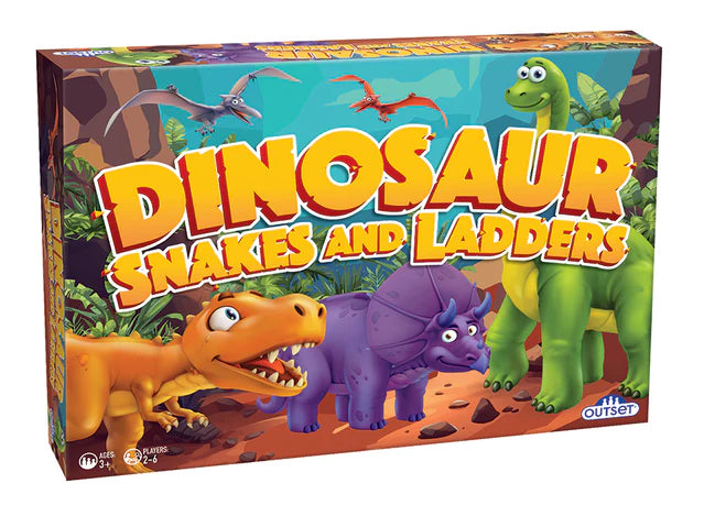 Outset Media - Dinosaur Snakes and Ladders (new design) - Limolin 