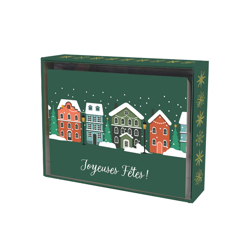 PBI ACN - CARTE NOËL ENS. DE 20 - PETIT VILLAGE - Limolin 