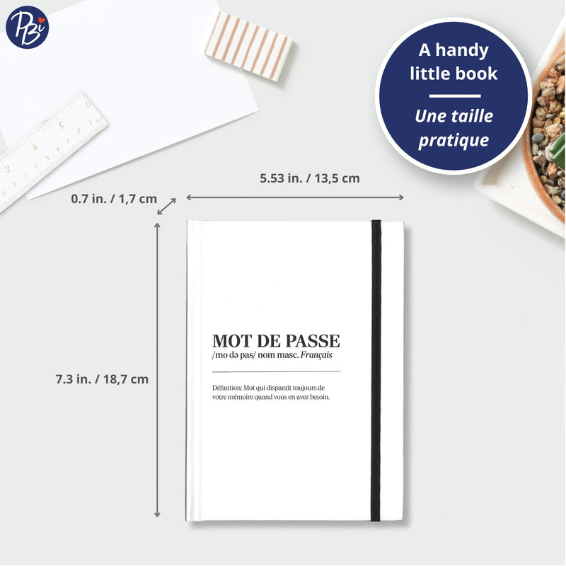 Pierre Belvedere - PASSWORD NOTEBOOK - DÉFINITION - Limolin 