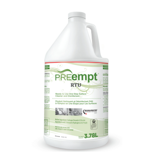 PREempt - Rtu-Liquid Nettoyant & Désinfectant /Cleaner & Disinfectant (3.78L) - Limolin 