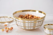 Pampa Bay - For the Holidays Plaid Large Bowl - Limolin 