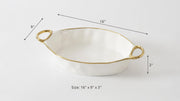 Pampa Bay - Golden Handles Oval Baking Dish - Limolin 