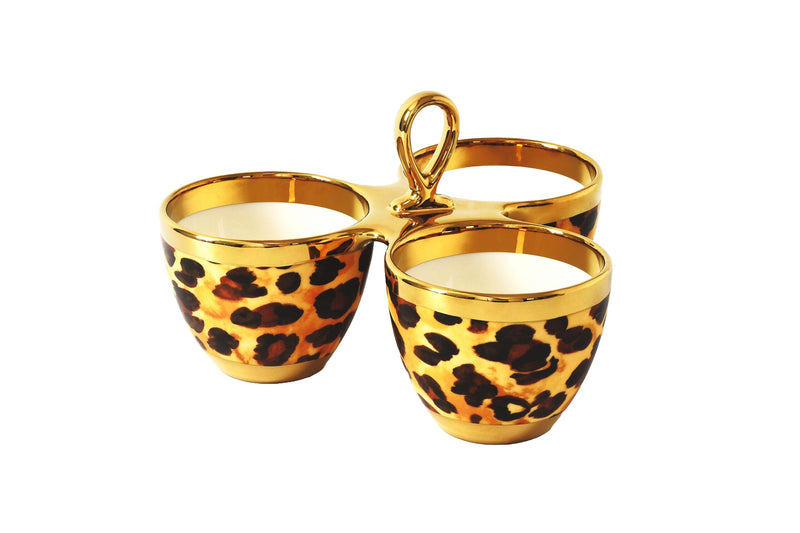 Pampa Bay - Leopard Print Triple Server - Limolin 