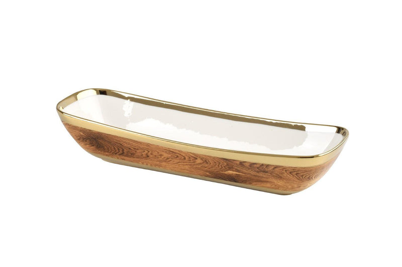 Pampa Bay - Madera Deep rectangular server - Limolin 