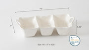 Pampa Bay - Waves Melamine 3-Section Serving Piece - Limolin 