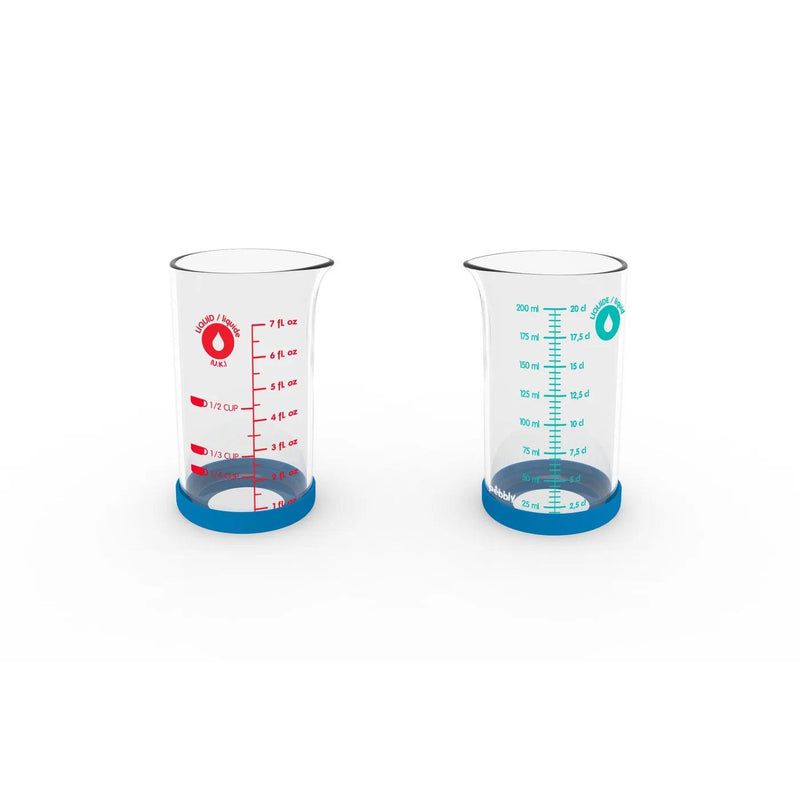 Pebbly - Measuring Jug 200ml/7oz Blue Metric & Imperial - Limolin 