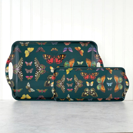 Pimpernel - Botanic Garden Harmony - Melamine Handled Tray | 18.9 x 11.6 in - Limolin 