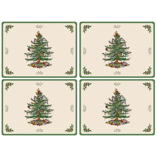 Pimpernel - Christmas Tree Set of 4 Placemats | 15.7 x 11.7 in - Limolin 