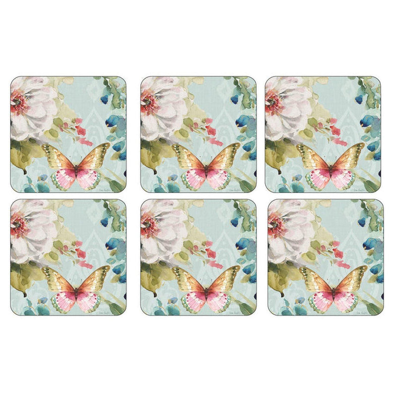 Pimpernel - Colorful Breeze Set of 6 Coasters | 4 x 4 Inches - Limolin 